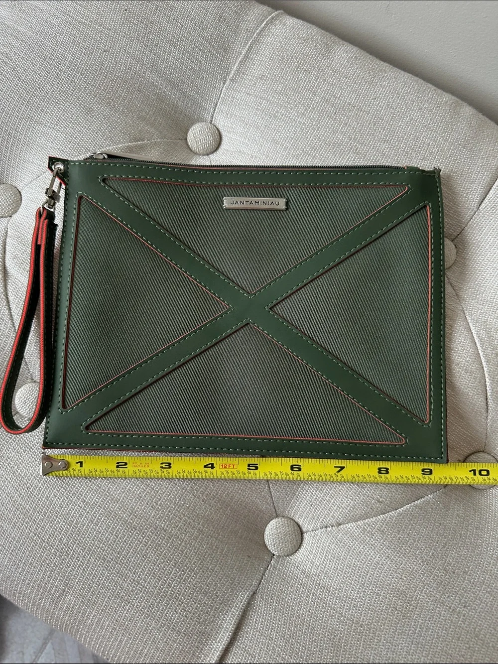 Set of Jantaminiau / KLM Airlines Collab Zip Pouch Wristlets